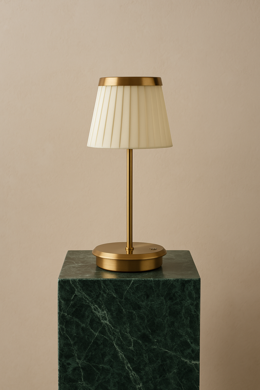 Aria Fabric Cordless Table Lamp - Grand