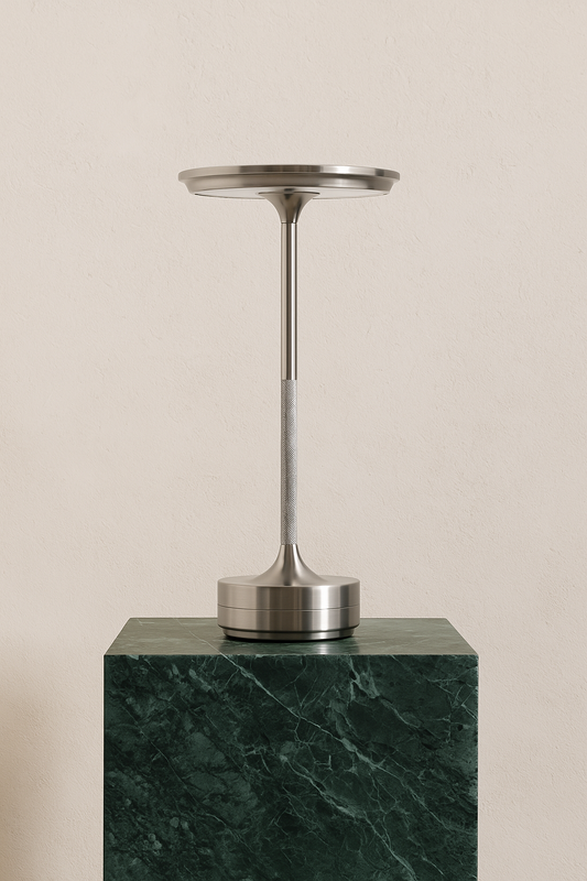 Moderna Cordless Table Lamp - Silver