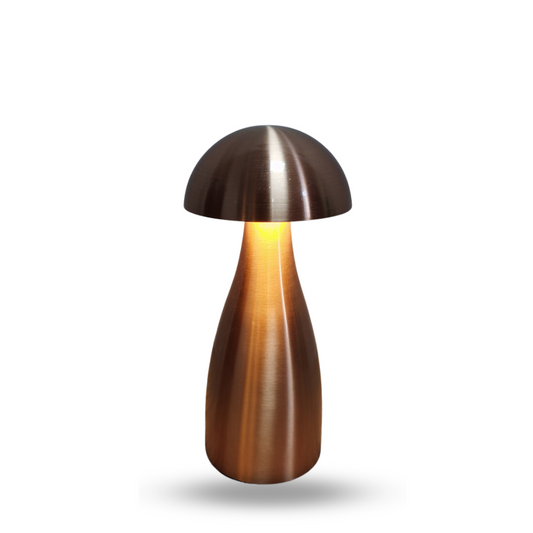 Mushroom Cordless Table Lamp - Rose Gold